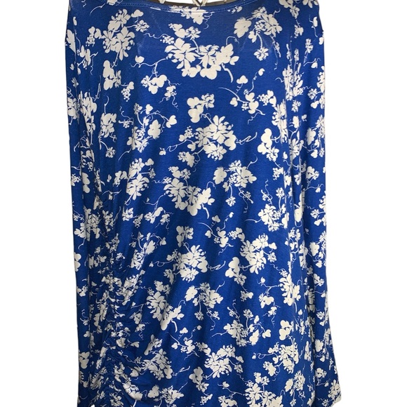 NWT LANE BRYANT FLORAL LONG SLEEVE TUNIC/DRESS. Size 24 - Picture 4 of 9